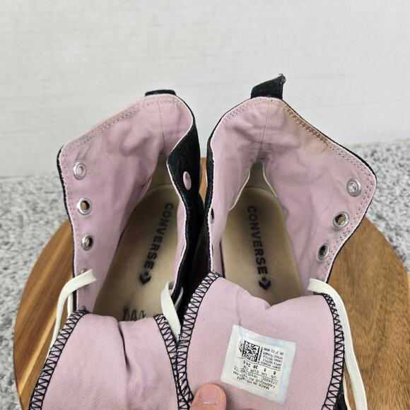 Converse CTAS Platform High Future Utility Black Casual Y2K Sneaker Womens 8 - Picture 13 of 14